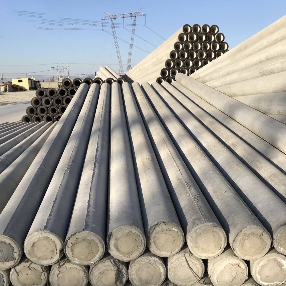 五指山190×18米非预应力水泥电线杆